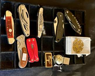 Pocket knives and money clips 