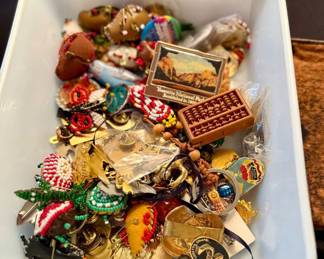 Assorted collectible pins 