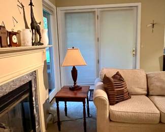 Matching lamps set - side tables unique in style