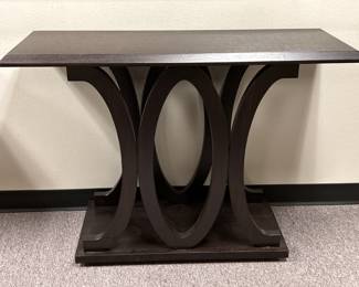 Brown Laminate Modern Console Table, 1/2