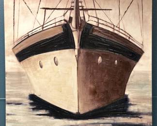 Nautical Ship Print on Canvas by Joseph Cates