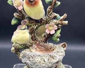 Vtg. Tilso Cedar Waxwing Bird Figurine from Japan