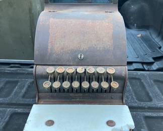 Vintage national candy cash register, works!!