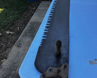 Long crosscut saw