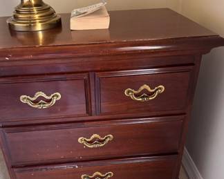 2 Thomasville Cherry nightstand with 3 drawers