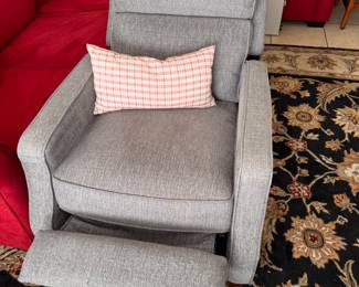 Fabric Push Back Recliner