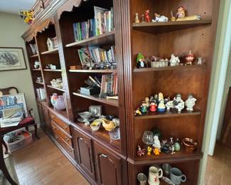 Thomasville Cherry Wall Cabinets/Shelving and Corner Cabinet