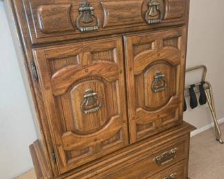 Vintage Highboy Dresser 