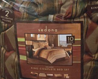 Brand New King Size Comforter Set Sedona