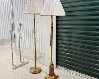 Brass floor lamps