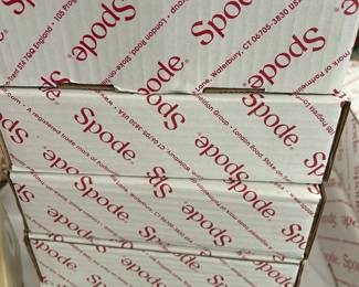 Spode Christmas Tree salad plates (44 total)