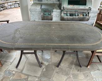 Patio dining table