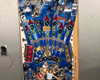The Rolling Stones pinball playfield