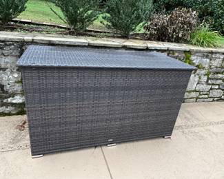 Pair of large storage patio boxes by Direct Wicker