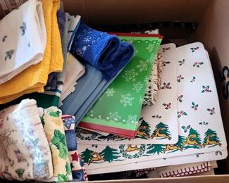 Misc towels etc box