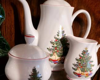 xmas teapot set