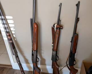 Firearms on consignment. These will be transferred by an FFL and will not be released to the buyer at the sale. Fees may apply for the transfer.