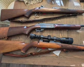 Firearms on consignment. These will be transferred by an FFL and will not be released to the buyer at the sale. Fees may apply for the transfer.
