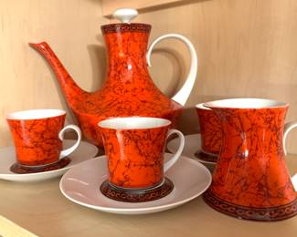Vintage Bidasoa "Flamenco" set by Block China