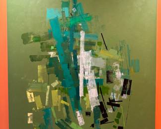Abstract, acrylic on canvas