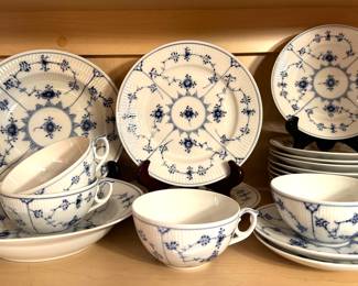 Royal Copenhagen, Blue Fluted Plain Dishes