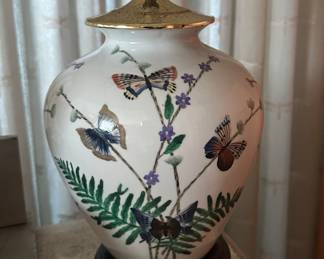 "The Meadowland Butterfly" Table Lamp designed by John Wilkinson (1981)
