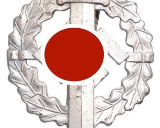 Pre-1939 German SA Sports Badge in Silver by W. Redo