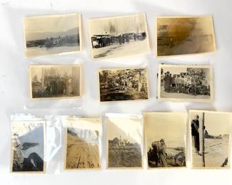 Original WWII German Photo Lot (11) - Zündapp KS 750 & Sd.Kfz. 234 Armored Car