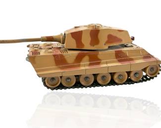 Vintage 1970s Corgi Toys #904 King Tiger German Heavy Tank Diecast Model - Panzerkampfwagen Königstiger