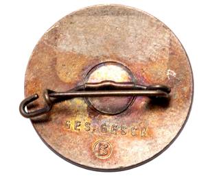 Pre-Anschluss Austrian Nazi Party (Hitlerbewegung) Badge by Adolf Angerer, Vienna
