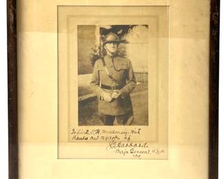 Historic WWI Major General J.G. Harbord Signed & Inscribed U.S. Army AEF Photograph, Dated 1919