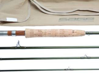 SAGE Z-AXIS 690-4 Fly Rod - 9' 6wt 4pc - USA MADE - G5 TECH CLASSIC w/ TUBE