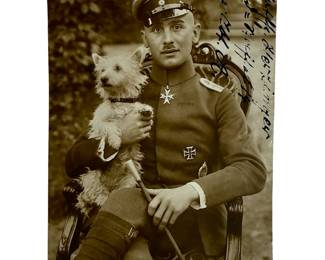 WWI German SANKE 402 Postcard Ace Rudolf BERTHOLD Pour le Mérite Dated 1916