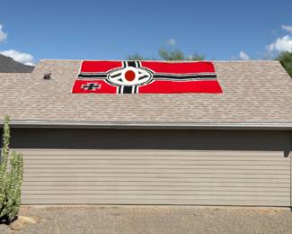 Massive Original WWII German Battleship War Flag 300x500cm, Kriegsmarine Marked - Authentische Reichskriegsflagge