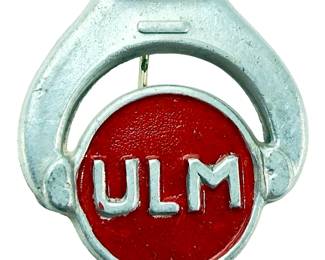 WW2 German Third Reich DFW Supporter Tinnie - RARE Ulm City Variant - Deutsches Frauenwerk Badge