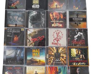 Curated Collection of 20 Epic Film Score CDs ft. Blade Runner Trilogy, Star Wars, Mad Max & More