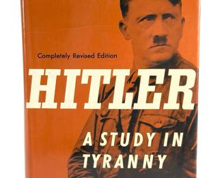 Vintage 1962 HITLER A Study in Tyranny by Alan Bullock, Hardcover Book with Dust Jacket, WWII Biography, Third Reich History