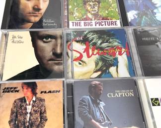 A Nostalgic Collection of 1980s & 1990s Pop/Rock CDs ft. Enya, Phil Collins, Rod Stewart, & Eric Clapton