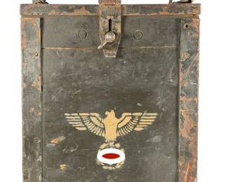 WWII Italian Breda M37 Ammunition Box with Feed Strips