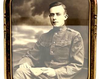 WWI US Army 26th "Yankee" Division Corporal Soldier Portrait Photograph