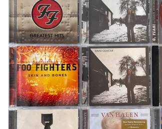 Vintage Rock CD Lot (14 Discs) - Gilmour, Aerosmith, Journey - Excellent Condition
