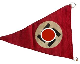 WWII German Nazi Party Vehicle Pennant Third Reich NSDAP Kraftfahrzeugwimpel Wimpel