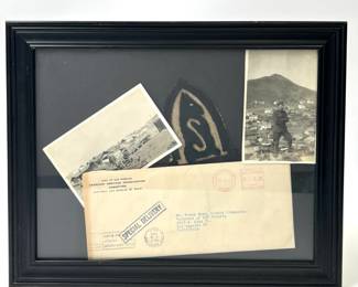WWI US Army AEF Siberia Identified Soldier Grouping - Frank Bean Photos, Patch & Ephemera