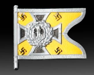 WWII German Cavalry (Kavallerie) Plastic Tinnie / Day Badge (Damaged)