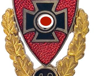 German WWII NSLB 40-Year Long Service Badge - National Socialist Teachers League
