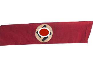WWII German Nazi Party (NSDAP) Wool Armband with Multi-Piece Construction
