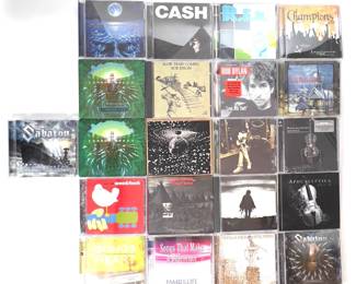 Lot of 24 Rock, Metal & Folk CDs ft. Neil Young, Bob Dylan, Johnny Cash, Sabaton & Apocalyptica