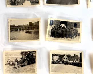 l WWII German Soldier Photo Lot (18) - Wehrmacht Heer, MG 34 Machine Gun & 15cm sFH 18 Artillery