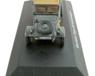 WWII German Kübelwagen Utility Car 1:43 Scale Plastic Model - Luftwaffe WL Plate