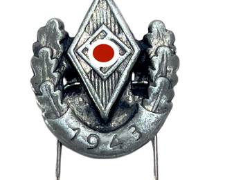 German 1943 Hitler Youth (HJ) Wartime Sports Competition Tinnie
